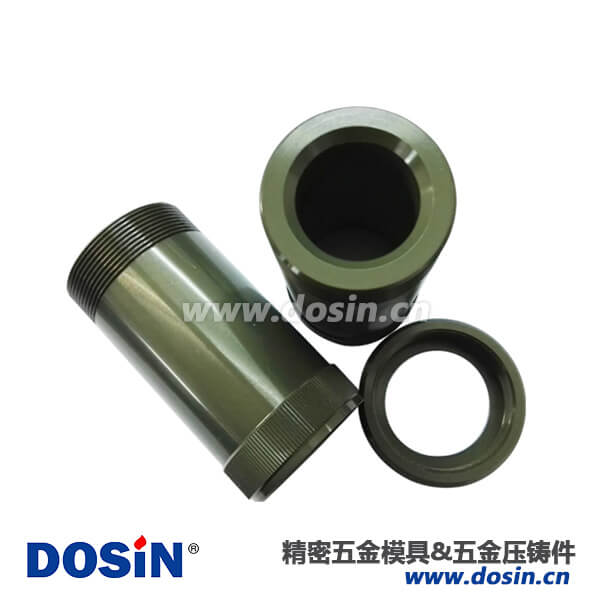 直套筒铝合金压铸电镀绿锌圆形衔接器 直套筒铝合金压铸电镀绿锌圆形衔接器